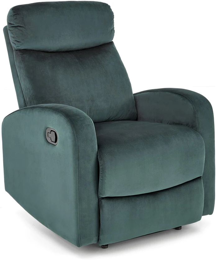 Fotelis WONDER recliner, dark žalias