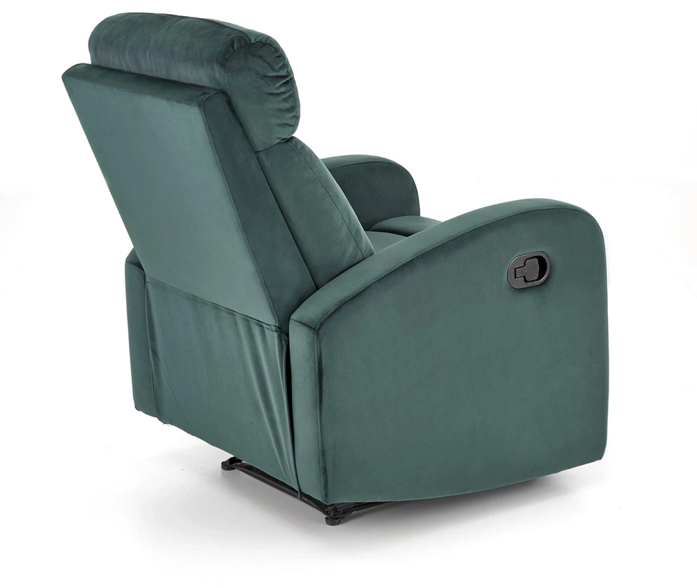 Fotelis WONDER recliner, dark žalias