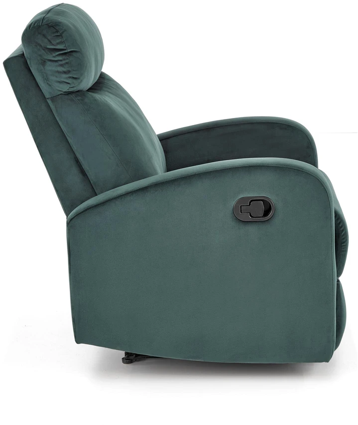 Fotelis WONDER recliner, dark žalias