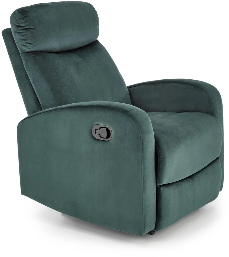Fotelis WONDER recliner, dark žalias
