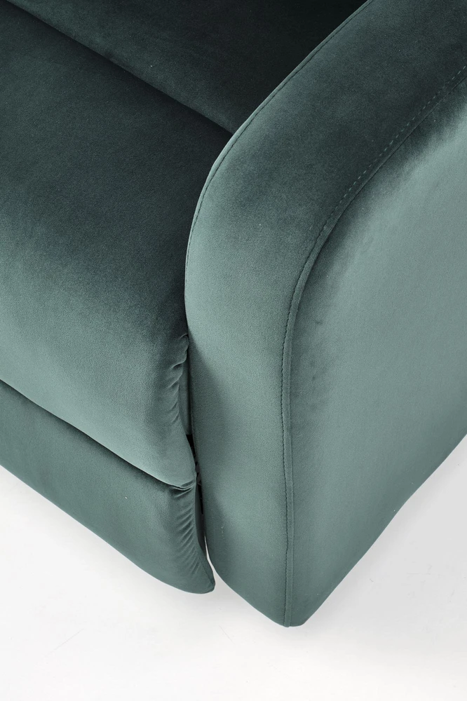 Fotelis WONDER recliner, dark žalias