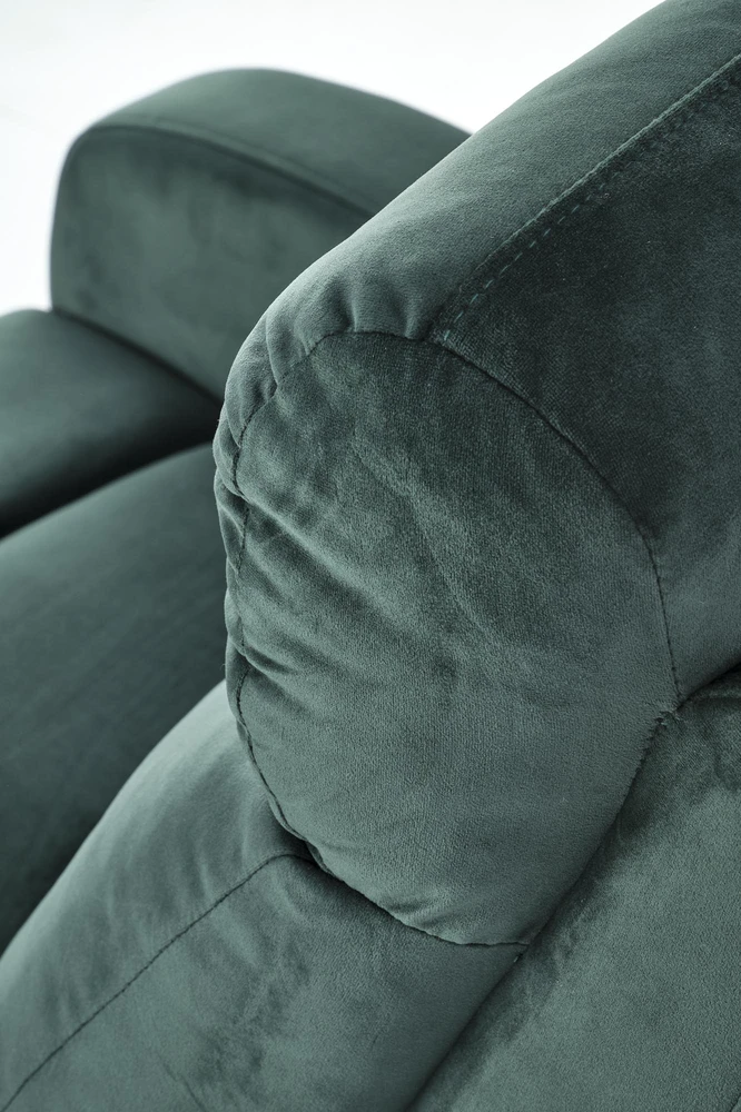 Fotelis WONDER recliner, dark žalias