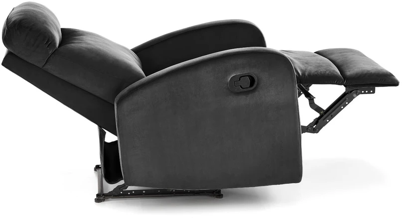 Fotelis WONDER recliner, juodos spalvos