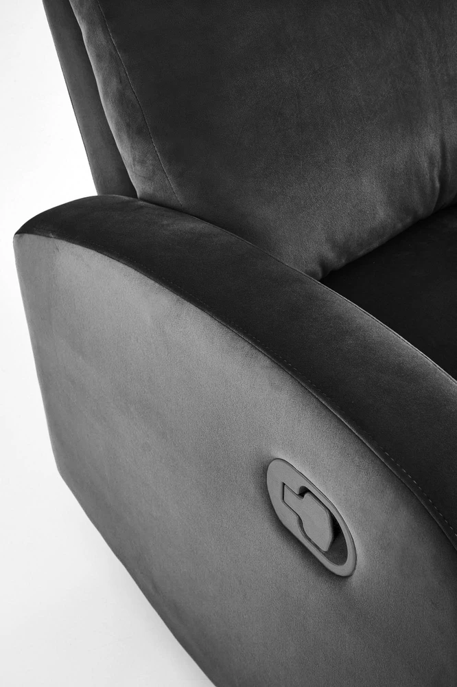 Fotelis WONDER recliner, juodos spalvos