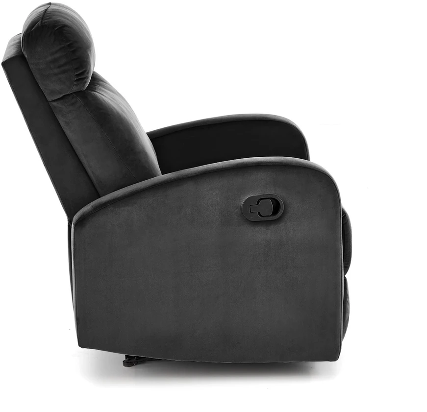 Fotelis WONDER recliner, juodos spalvos