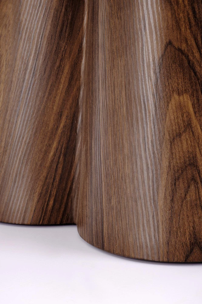 FRIDA c.table travertine / walnut