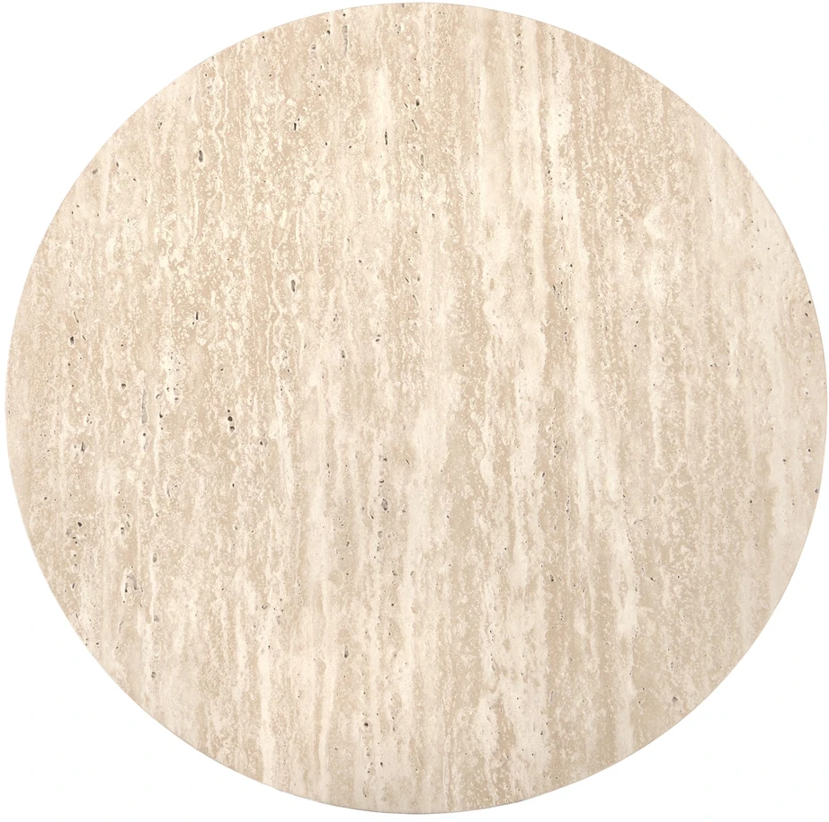 FRIDA S c.table travertine / walnut