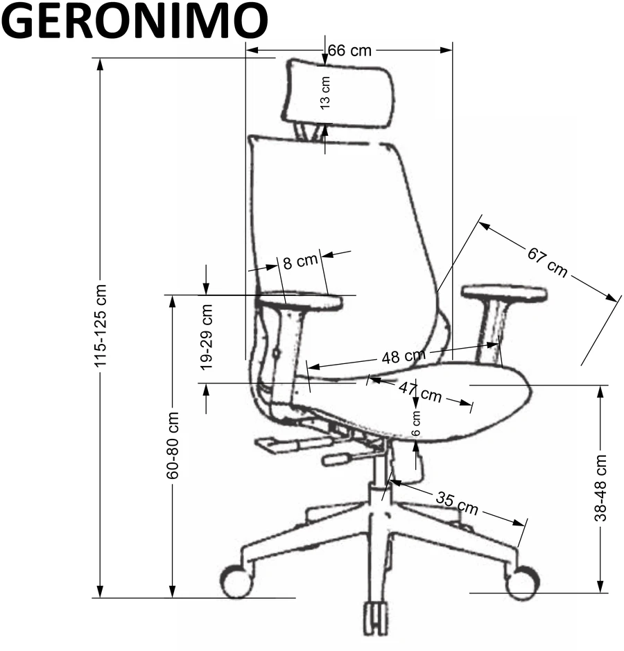 GERNIMO kėdė, juoda