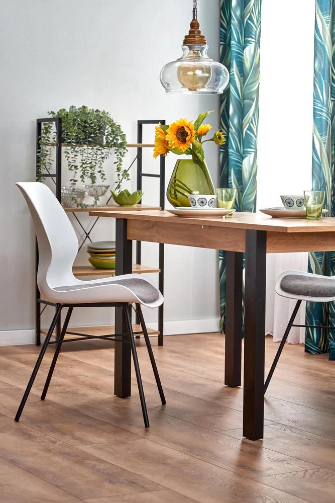 GINO table votan oak/juodas
