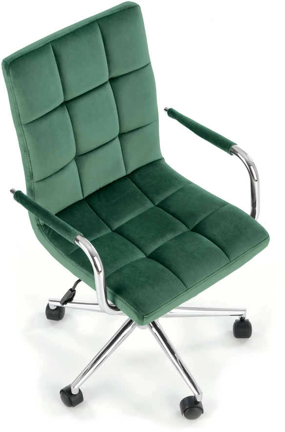 GONZO 4 children chair dark žalias