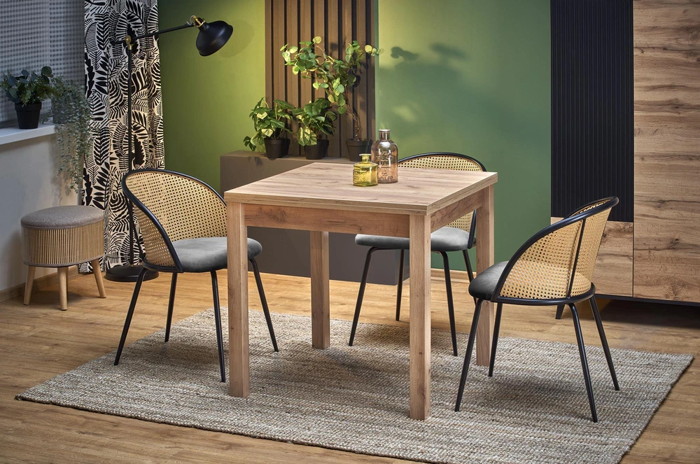GRACJAN table, craft oak