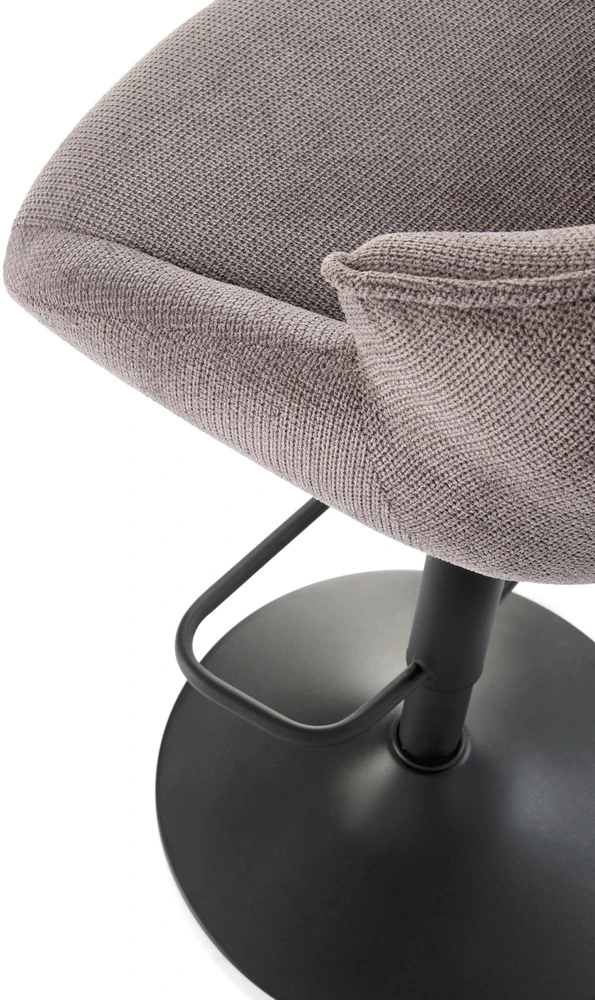 H122 bar stool, juodas / pilkas