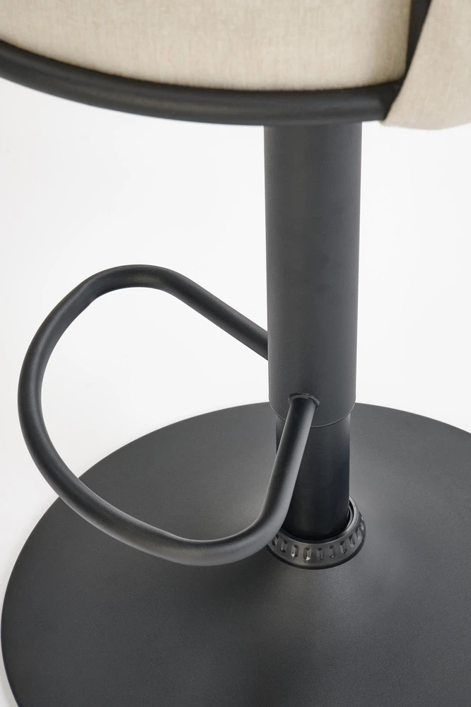 Halmar H125 baro kėdė, juoda / smėlio spalvos