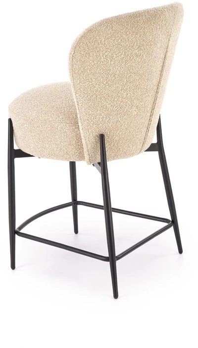 H126 bar stool, beige