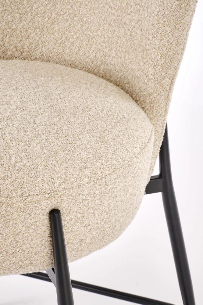 H126 bar stool, beige