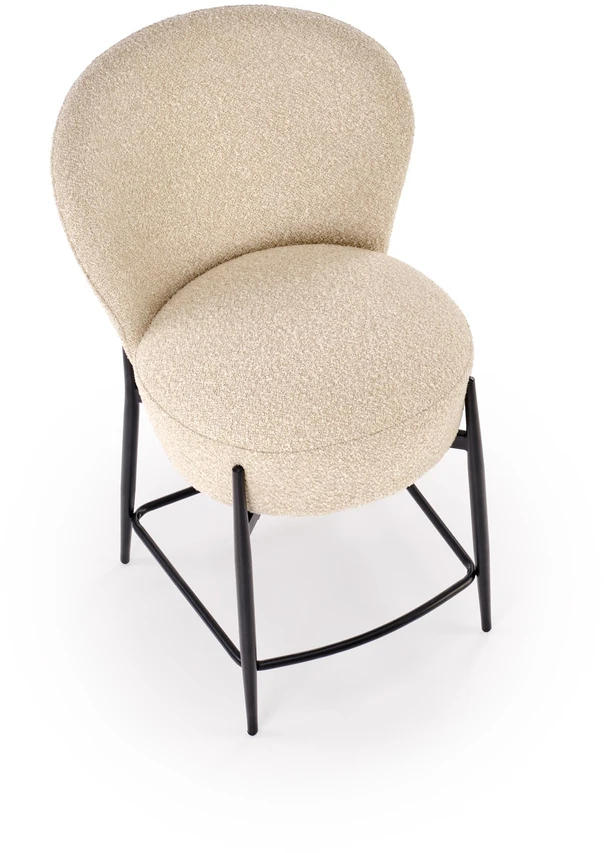H126 bar stool, beige