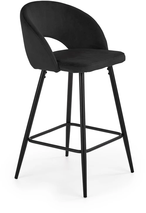 H96 bar stool, color: juodas