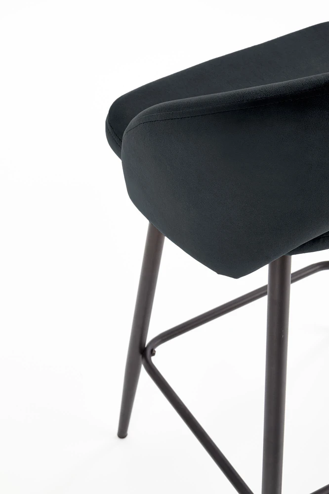 H96 bar stool, color: juodas