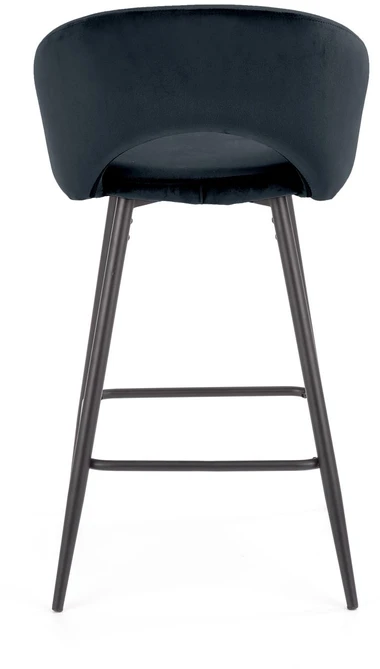 H96 bar stool, color: juodas