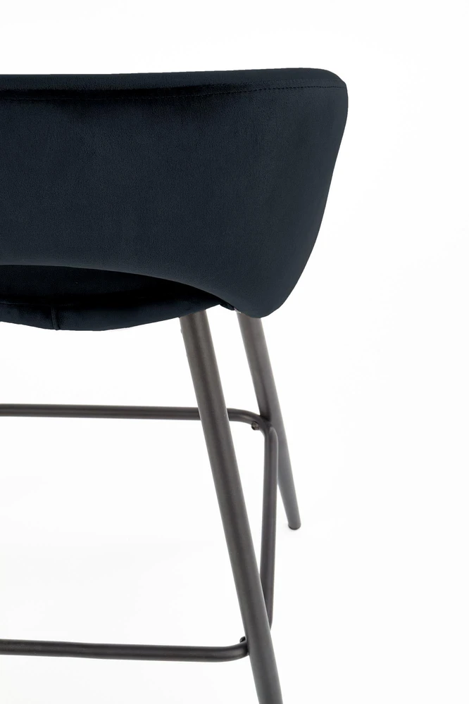H96 bar stool, color: juodas