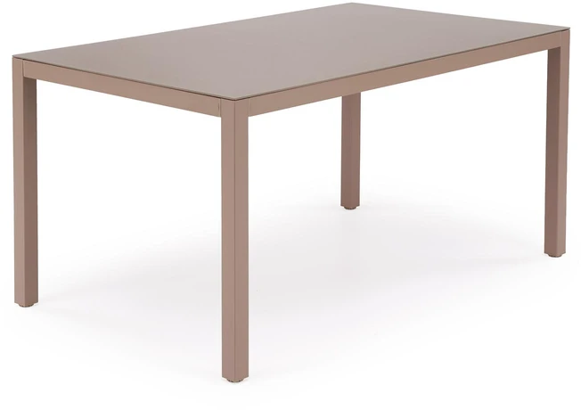 HOVER garden table, beige / cappuccino