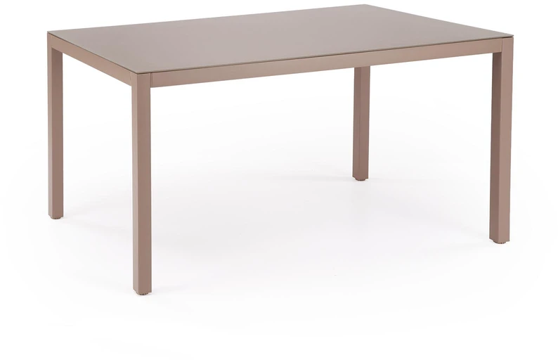 HOVER garden table, beige / cappuccino