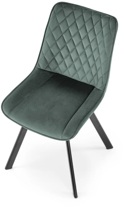 K520 chair, juodas / dark žalias