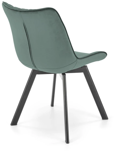 K520 chair, juodas / dark žalias