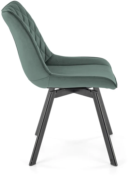 K520 chair, juodas / dark žalias
