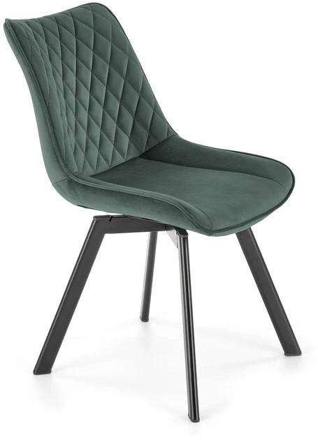 K520 chair, juodas / dark žalias