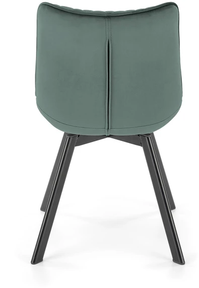 K520 chair, juodas / dark žalias