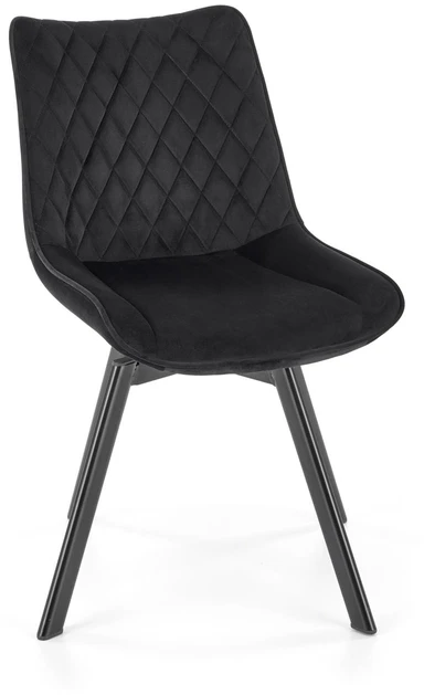 K520 kėdė, juoda / tamsiai pilka