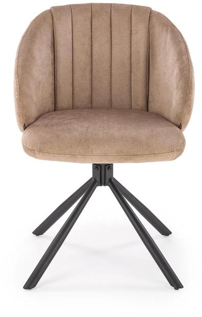 K533 chair, juodas / cappucino