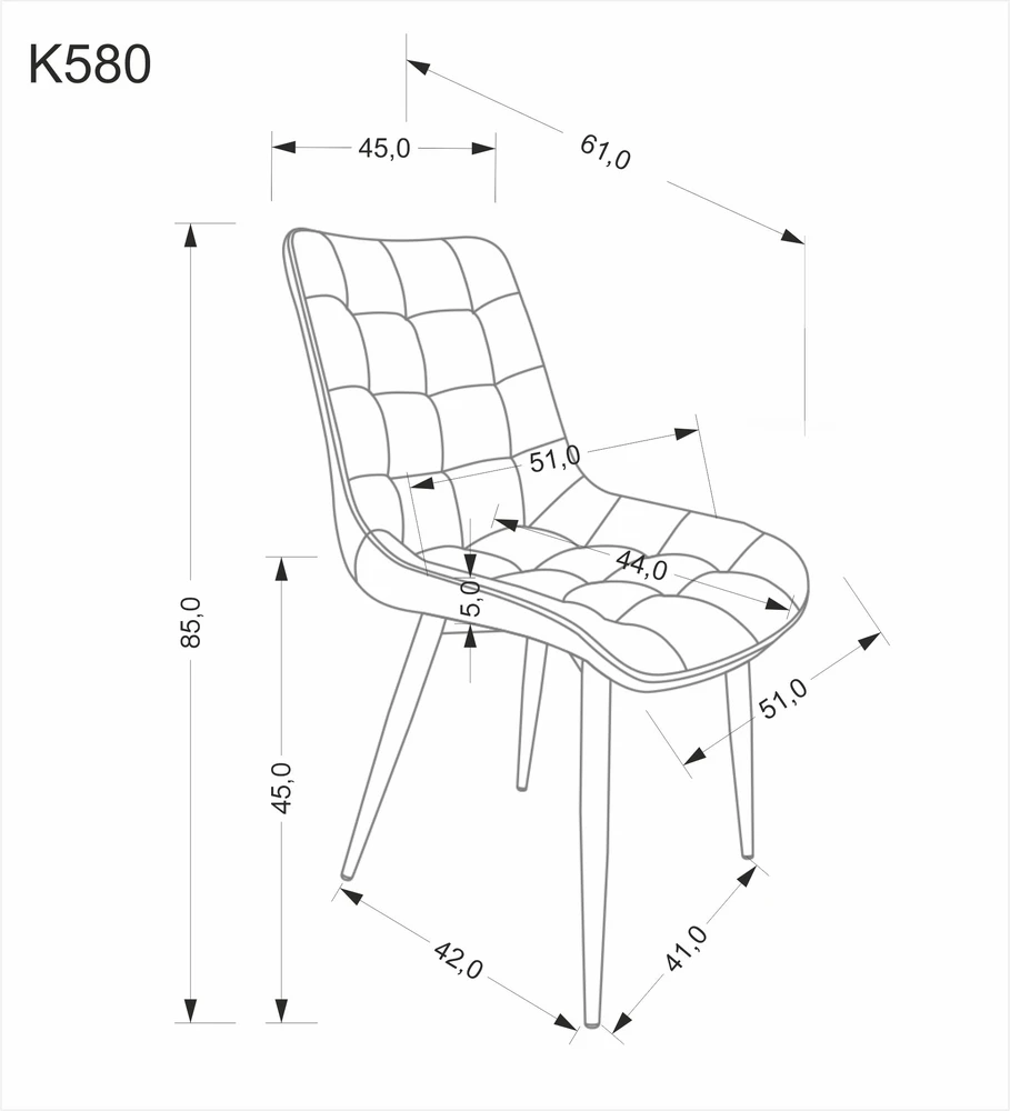 Halmar Kėdė K580 Tamsiai Žalia