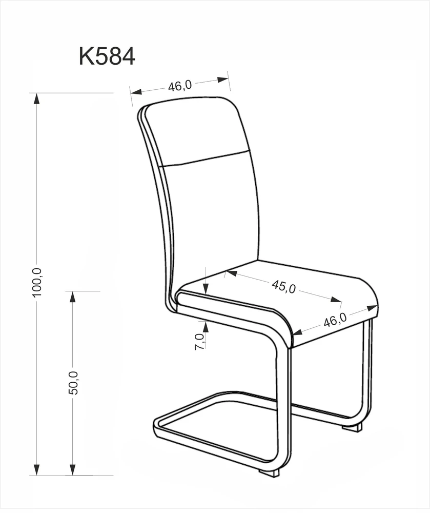 Halmar K584 minkšta kėdė svetainei ant bėgikų, smėlio spalvos / kašmyro