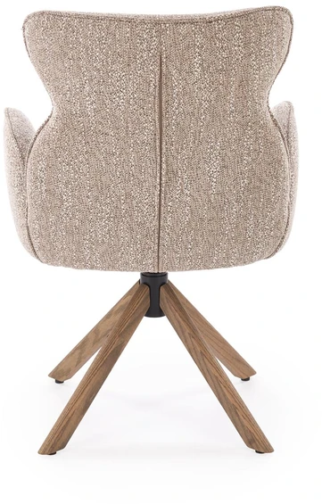 K585 chair, dark beige / l.walnut