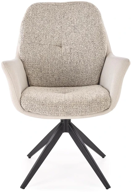 K591 swivel chair, light pilkas