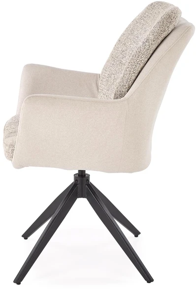 K591 swivel chair, light pilkas