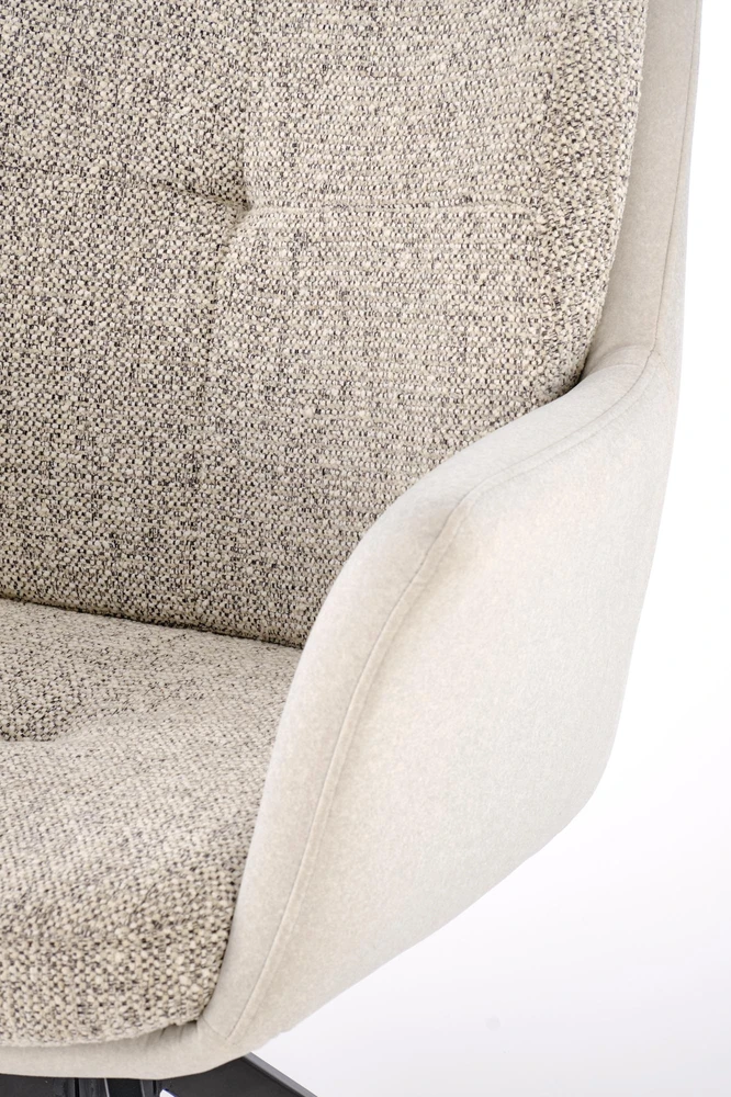 K591 swivel chair, light pilkas