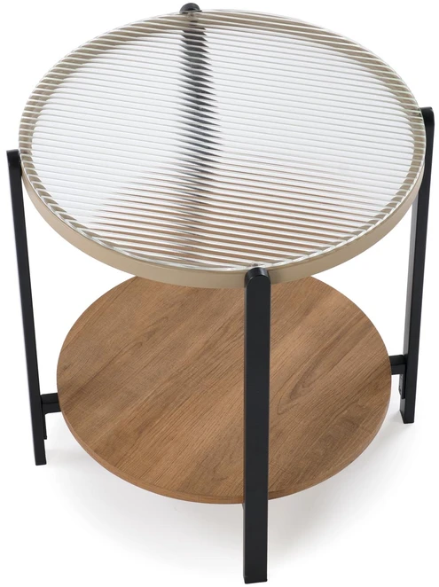 KAMALA S c.table, natural / juodas