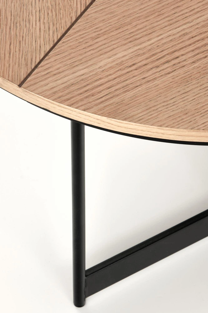KARIDA c. table natural oak / juodas