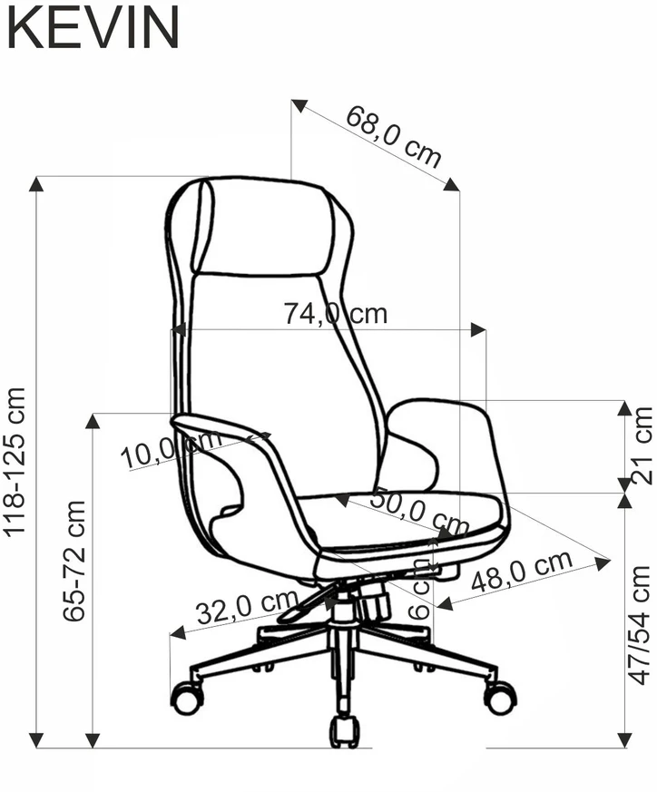 KEVIN office chair, l.pilkas