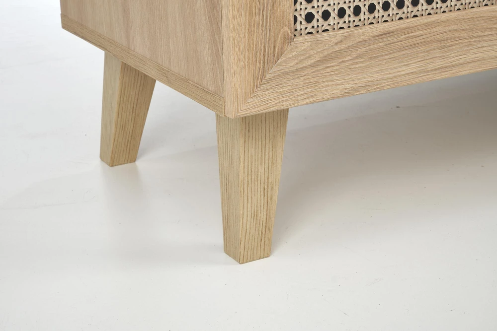 Komoda BORNEO KM-2, ąžuolo artisan / juoda