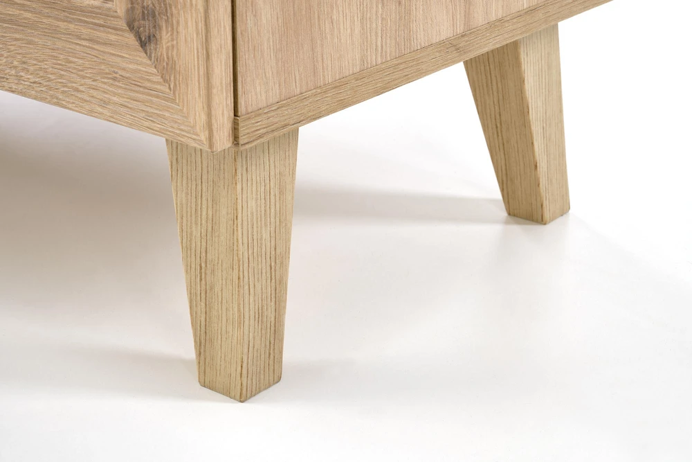 Komoda BORNEO KM-2, ąžuolo artisan / juoda