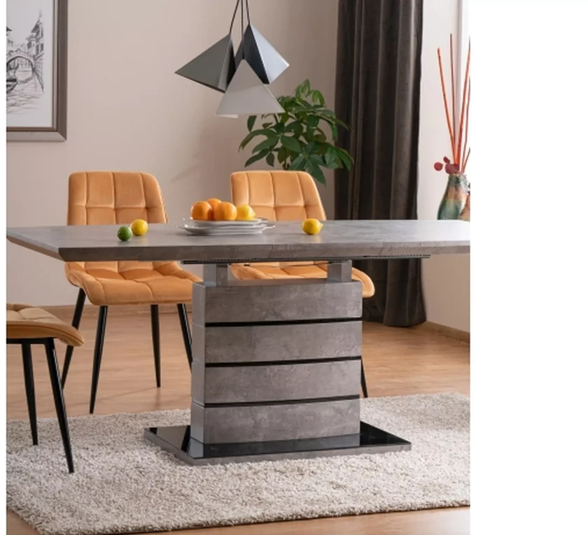 Signal Meble CHIC VELVET KĖDĖ Juodas RĖMAS / CURRY BLUVEL 68