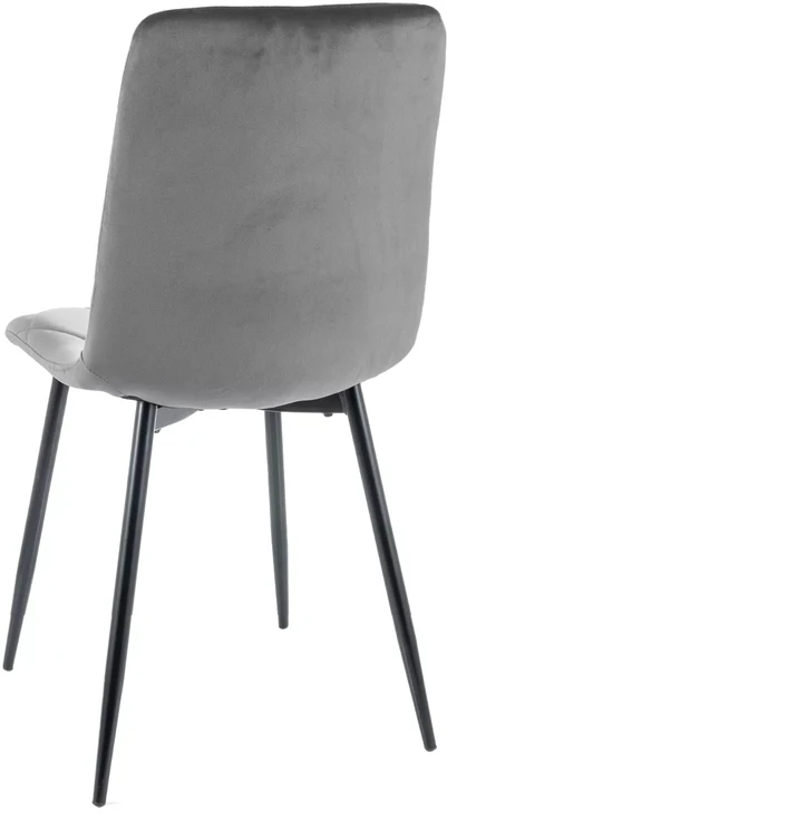 Signal Meble Kėdė TOM VELVET, juoda/pilka