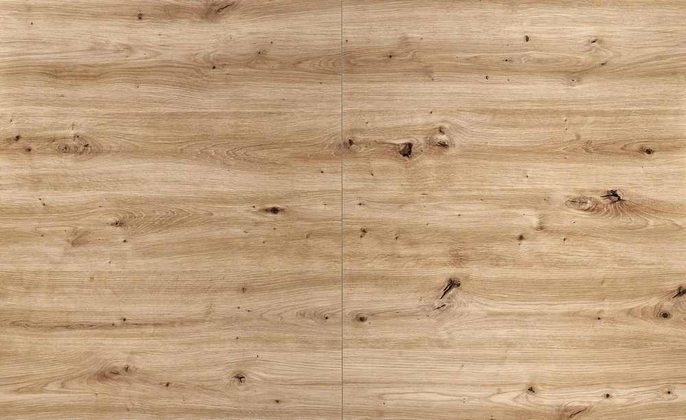 LAMELLO extension table, artisan oak / juodas