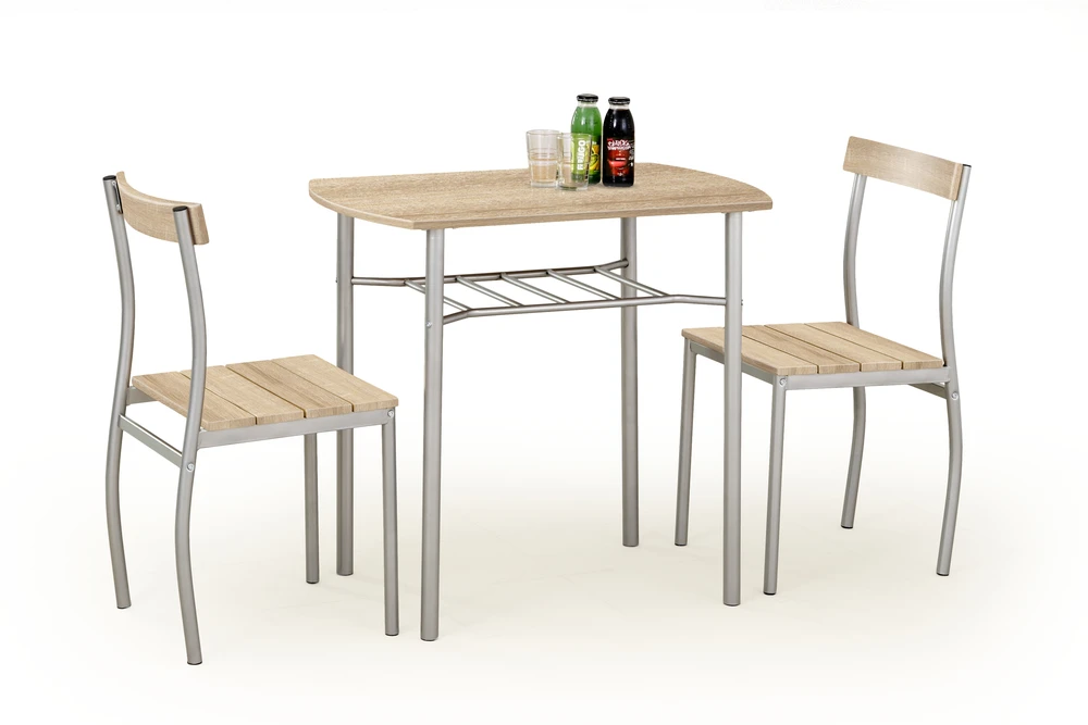 LANCE table + 2 chairs color: sonoma oak