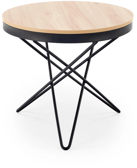 LEILA c.table, natural / juodas