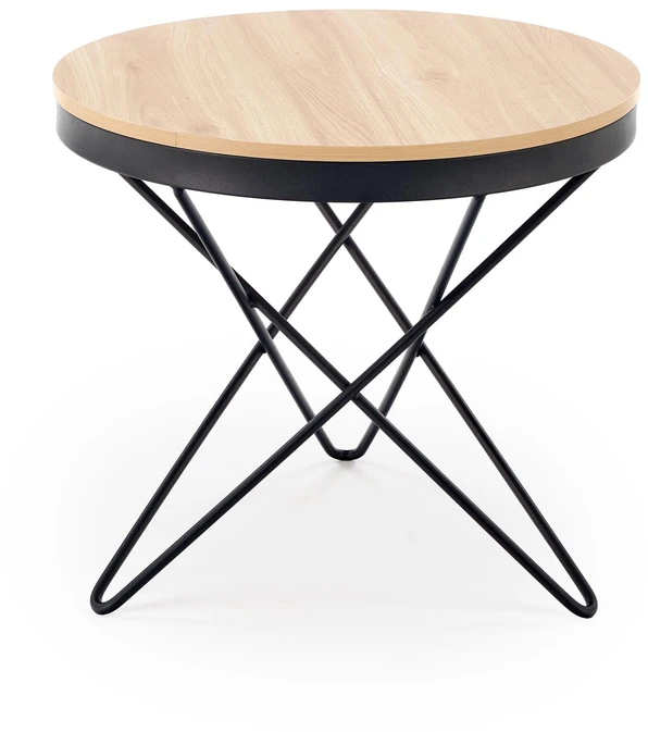 LEILA c.table, natural / juodas